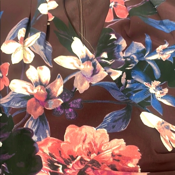 Elegant Floral Purple Dress - Picture 8 of 9